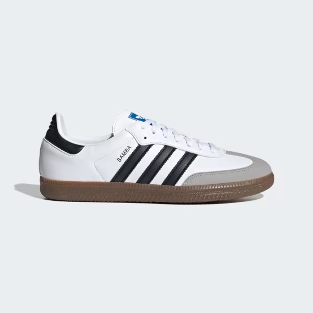 white vegan adidas sambas